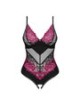Obsessive Body negru cu decupaj în zona intimă