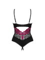 Obsessive Body negru cu decupaj în zona intimă