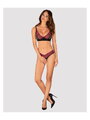 Set Obsessive Set sexy compus dintr-un sutien teddy negru cu decupaj în zona intimă