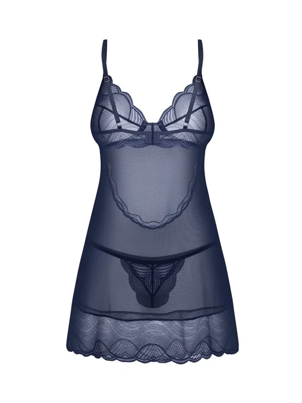 Rochie Obsessive Chemise Nightly Blue