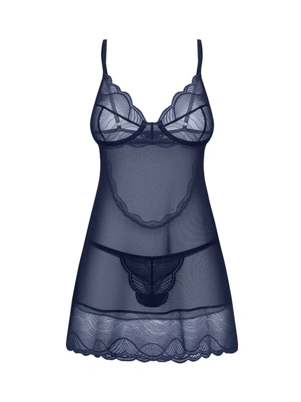 Rochie Obsessive Chemise Nightly Blue