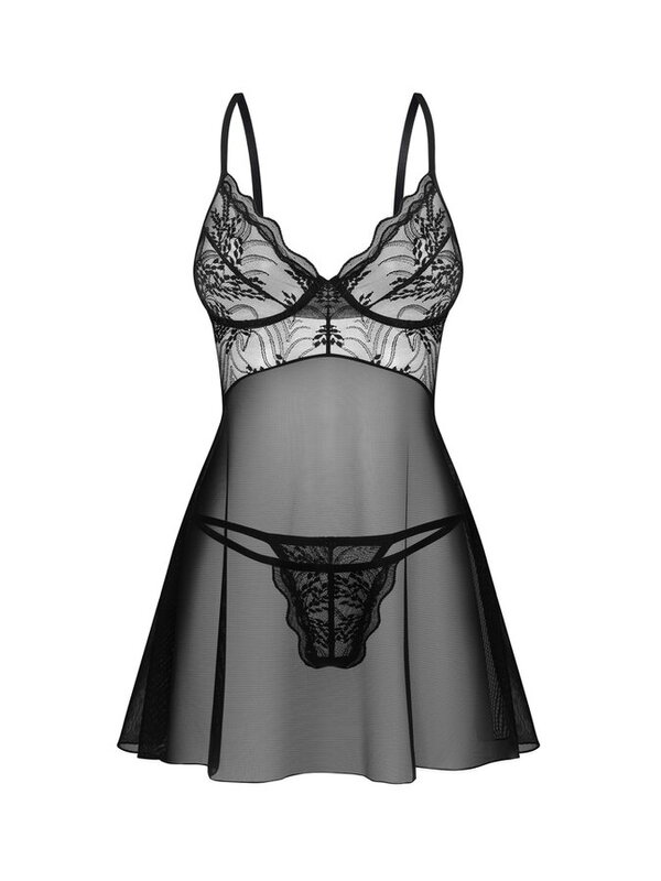 Rochie Obsessive Perisia babydoll & thong